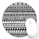 Boho-style-pattern Round Mousepad