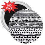 Boho-style-pattern 3  Magnets (100 pack)