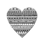 Boho-style-pattern Heart Magnet