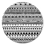 Boho-style-pattern Magnet 5  (Round)