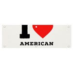 I love American coffee Banner and Sign 6  x 2 