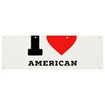 I love American coffee Banner and Sign 9  x 3 