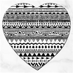 Boho-style-pattern Jigsaw Puzzle (Heart)