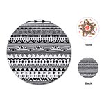 Boho-style-pattern Playing Cards Single Design (Round)