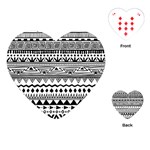 Boho-style-pattern Playing Cards Single Design (Heart)