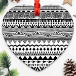 Boho-style-pattern Heart Ornament (Two Sides)