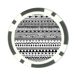 Boho-style-pattern Poker Chip Card Guard