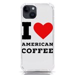 I love American coffee iPhone 14 TPU UV Print Case