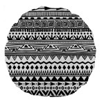 Boho-style-pattern Large 18  Premium Round Cushions