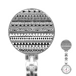 Boho-style-pattern Stainless Steel Nurses Watch