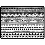 Boho-style-pattern Two Sides Fleece Blanket (Large)