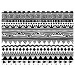 Boho-style-pattern Two Sides Premium Plush Fleece Blanket (Extra Small)