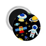 Space Seamless Pattern 2.25  Magnets