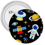 Space Seamless Pattern 3  Buttons