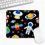 Space Seamless Pattern Large Mousepad