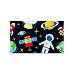 Space Seamless Pattern Sticker (Rectangular)