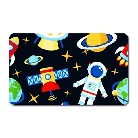 Space Seamless Pattern Magnet (Rectangular) from ArtsNow.com Front