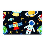 Space Seamless Pattern Magnet (Rectangular)