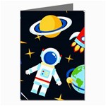 Space Seamless Pattern Greeting Cards (Pkg of 8)