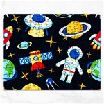 Space Seamless Pattern Rectangular Jigsaw Puzzl