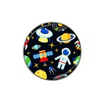 Space Seamless Pattern Hat Clip Ball Marker (4 pack)