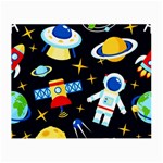 Space Seamless Pattern Small Glasses Cloth