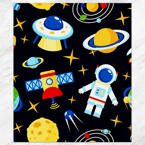 Space Seamless Pattern Canvas 8  x 10  from ArtsNow.com 8.15 x9.66  Canvas - 1