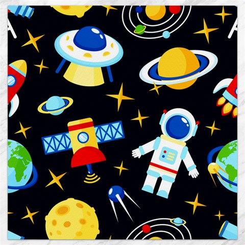 Space Seamless Pattern Canvas 12  x 12  from ArtsNow.com 11.4 x11.56  Canvas - 1