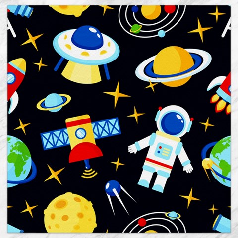 Space Seamless Pattern Canvas 16  x 16  from ArtsNow.com 15.2 x15.41  Canvas - 1