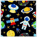 Space Seamless Pattern Canvas 16  x 16 