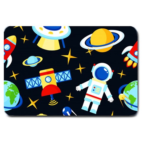 Space Seamless Pattern Large Doormat from ArtsNow.com 30 x20  Door Mat