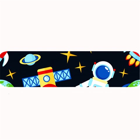 Space Seamless Pattern Large Bar Mat from ArtsNow.com 32 x8.5  Bar Mat