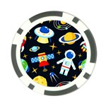 Space Seamless Pattern Poker Chip Card Guard