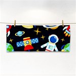 Space Seamless Pattern Hand Towel