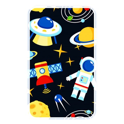 Space Seamless Pattern Memory Card Reader (Rectangular) from ArtsNow.com Front