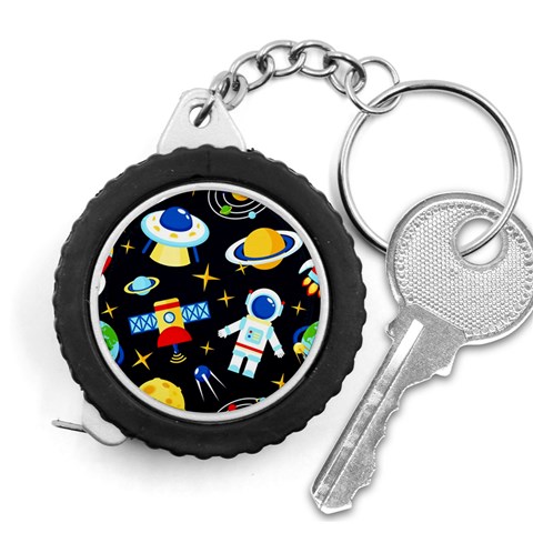 Space Seamless Pattern Measuring Tape from ArtsNow.com Front