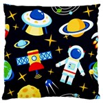 Space Seamless Pattern Large Cushion Case (One Side)