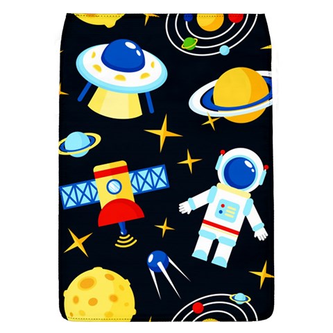 Space Seamless Pattern Removable Flap Cover (L) from ArtsNow.com Front