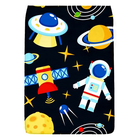 Space Seamless Pattern Removable Flap Cover (S) from ArtsNow.com Front