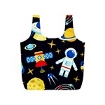 Space Seamless Pattern Full Print Recycle Bag (S)