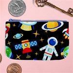 Space Seamless Pattern Large Coin Purse