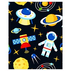 Space Seamless Pattern Drawstring Pouch (XL) from ArtsNow.com Back