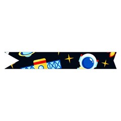 Space Seamless Pattern Midi Wrap Pencil Skirt from ArtsNow.com Hem