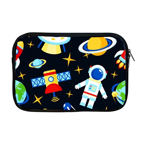 Space Seamless Pattern Apple MacBook Pro 17  Zipper Case from ArtsNow.com Front
