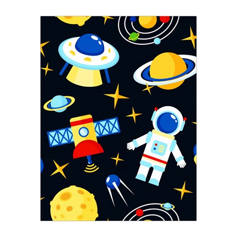 Space Seamless Pattern Medium Tapestry from ArtsNow.com Front