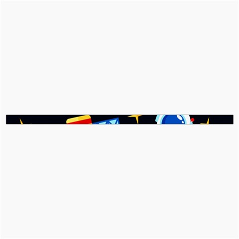 Space Seamless Pattern Roll Up Canvas Pencil Holder (M) from ArtsNow.com Strap
