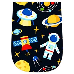 Space Seamless Pattern Wristlet Pouch Bag (Small) from ArtsNow.com Right Side