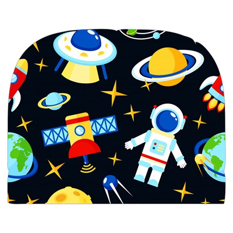 Space Seamless Pattern Make Up Case (Small) from ArtsNow.com Front