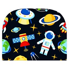 Space Seamless Pattern Make Up Case (Small) from ArtsNow.com Back