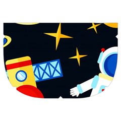 Space Seamless Pattern Make Up Case (Small) from ArtsNow.com Side Left